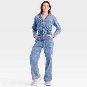 Soft Denim Jumpsuit